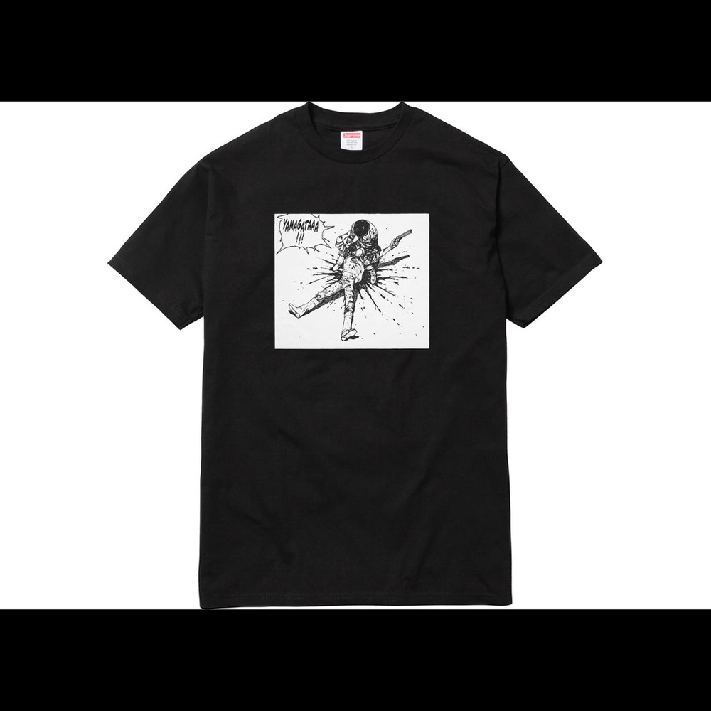 Supreme black AKIRA Yamagata Tee